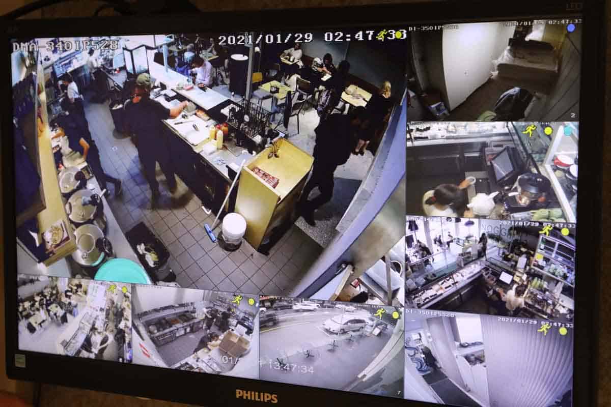 CCTV footage of caulfield cafe