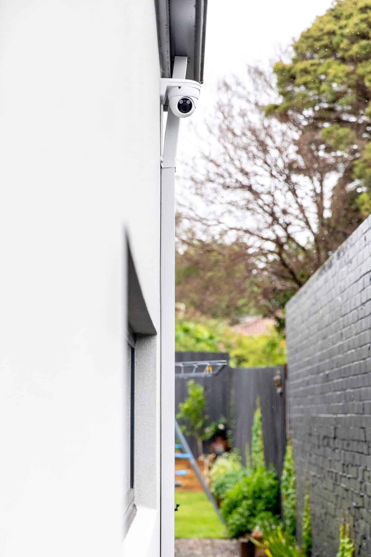 CCTV in backyard